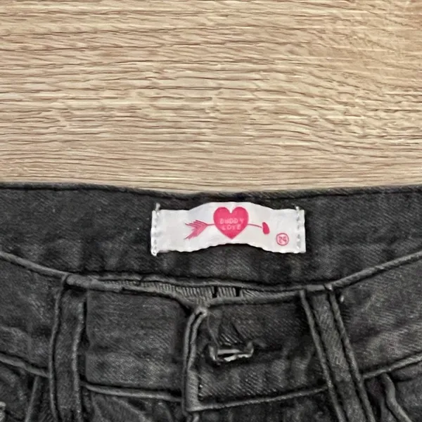 Black Ripped Jeans Size 24 - Image 2