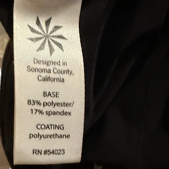 Athleta‎ High Rise Gleam Faux Leather Front Tights Sz S - Image 8