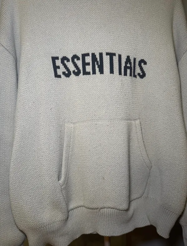 Fear of God Essentials Knit Hoodie - Image 2