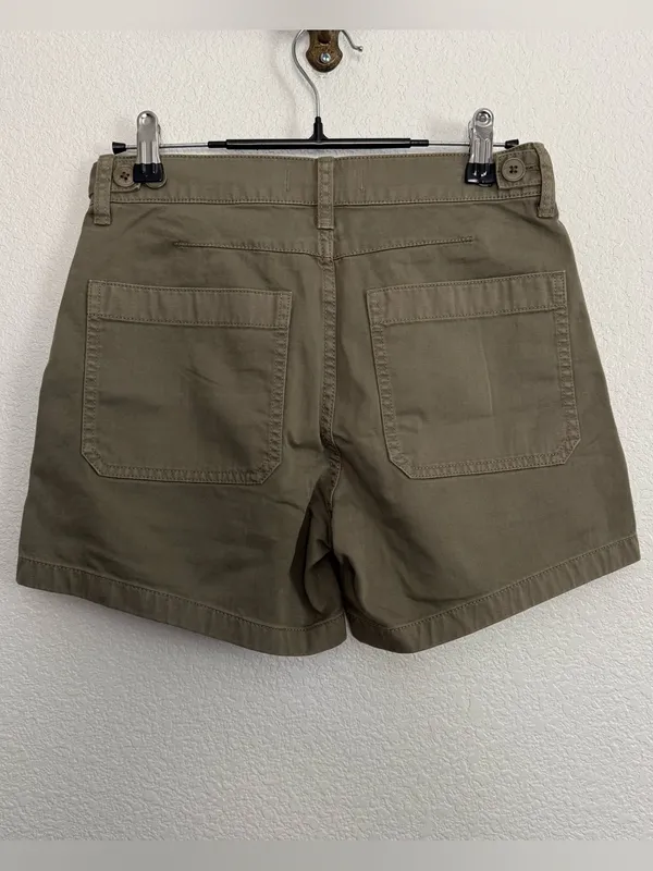 NWT Madewell The Brynn Utility Short Green Shorts 23 - Image 2