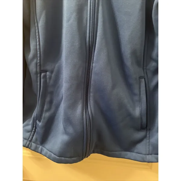 MED COUTURE Women's Athletic Zip Up Track Jacket Coat Blue Size Medium - Image 5