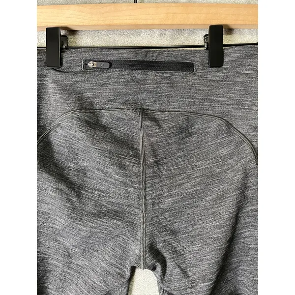Lululemon‎ Speed Up Tight Heathered Black Gray High Rise Running Leggings Size 4 - Image 4