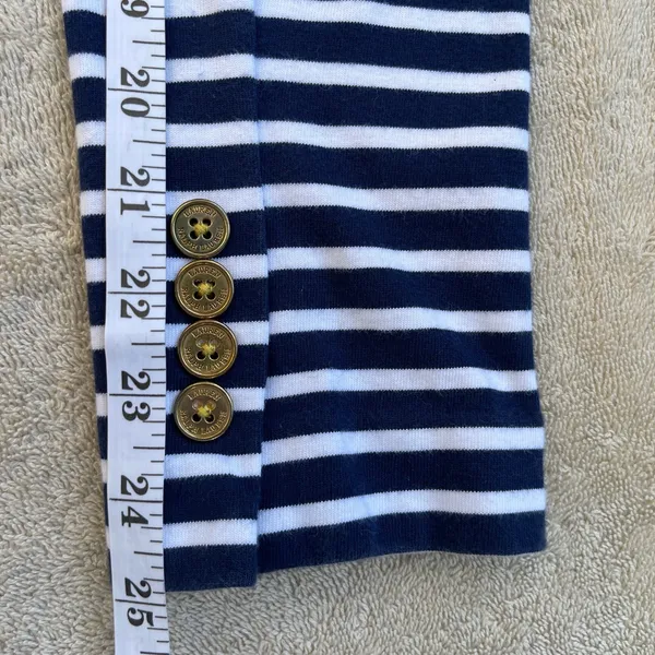 Ralph Lauren Blue and White Striped cotton Blazer preppy coastal nautical - Image 9