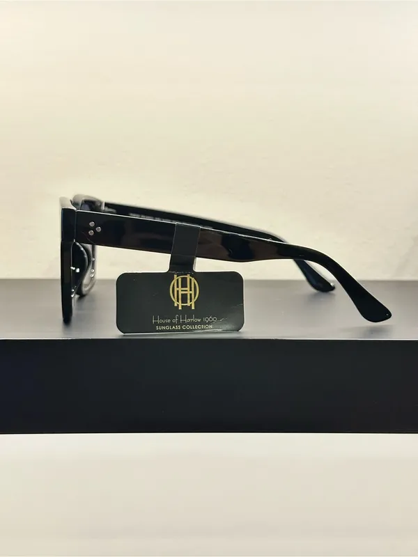 House of Harlow 1960 Teal-Blue Square Sunglasses - Women - Image 2