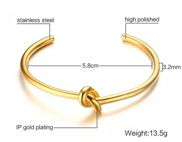 Stainless steel trendy round bracelet - Image 4