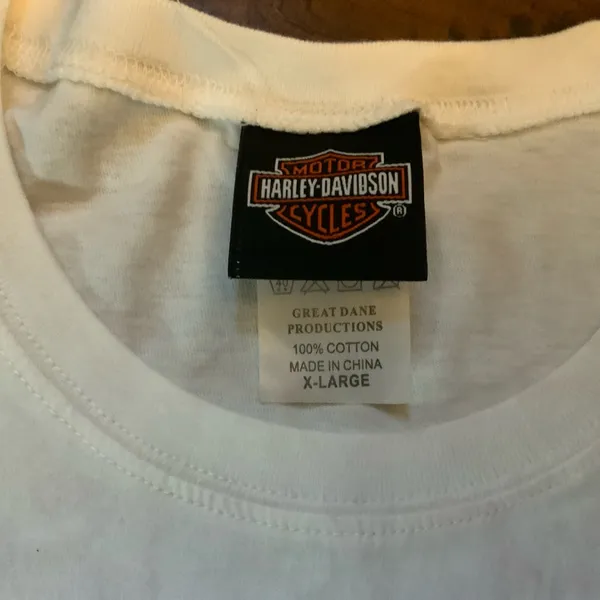 Harley-Davidson White Tee Honduras Roatan - Image 5