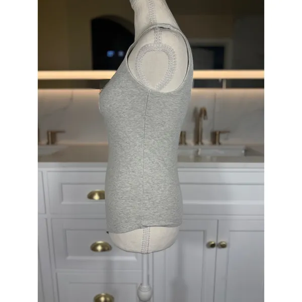 Abercrombie & Fitch Bodysuit Womens Medium Gray Square Neck Soft A&F Collection - Image 4