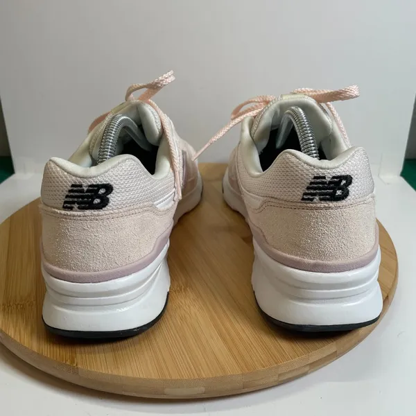New Balance Women 10 Washed Pink White 997H Sneakers Mesh CW997HTV Athleisure - Image 4