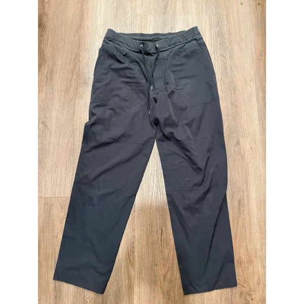 James Perse Los Angeles‎ Women Dark Gray Drawstring Utility Pants Size 2 3606 - Image 2