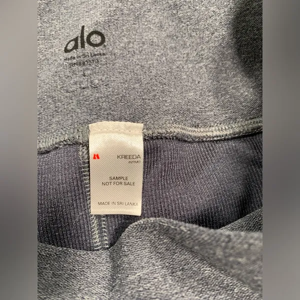 Alo yoga Gray Leggings SAMPLE large - Image 11