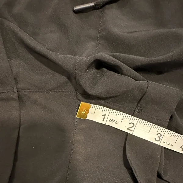 90 Degrees by Reflex Black Running Shorts Women's Size XL. Folded Hem. Pockets. - Image 5