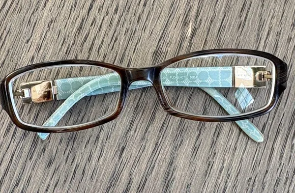 Kate Spade Florence 130 Brown and Blue Glasses - Image 2