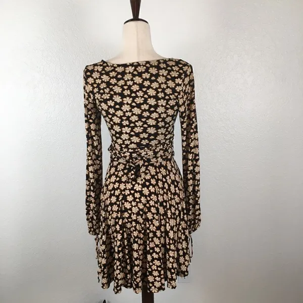 Free People Pradera faux wrap Daisy print mini dress XS‎ - Image 6