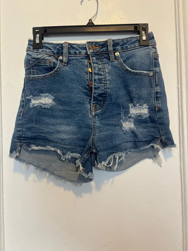 Free People We The Free CRVY Vintage High-Rise Shorts Size 25 - Image 2