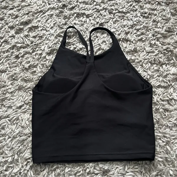 Old navy black athletic high neck tank size small - Image 2