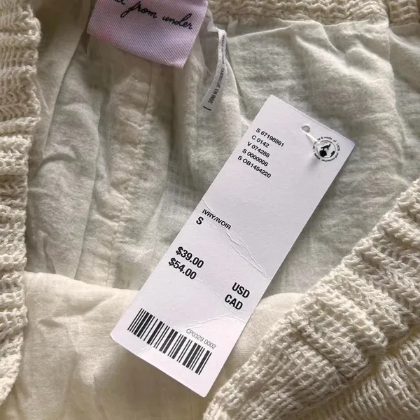 Urban Outfitters Out From Under Beach Boardwalk white Shorts NWT Small | coastal boho Y2K lounge - Image 6