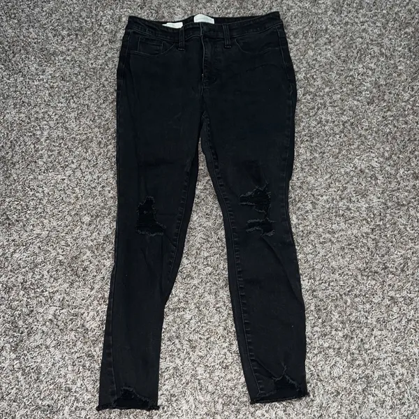 Universal Threads mid rise black skinny jeans - Image 2
