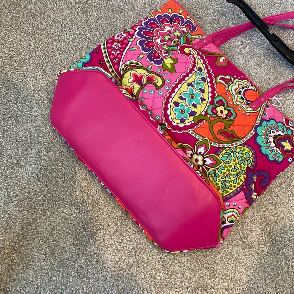 Vera Bradley Multicolor Paisley Print Tote Bag - Image 7