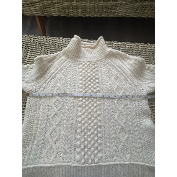 Alex Mill Camil Cabil‎ Wool Alpaca Sweater small luxury minimalist layered cabin - Image 10