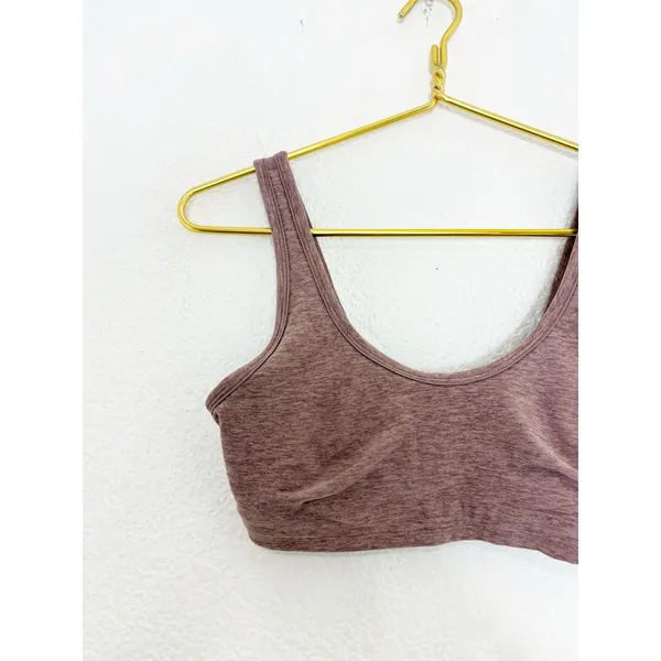 Alo Alosoft Center Stage Bra Size Medium Maeve Pink Sportsbra Workout - Image 5