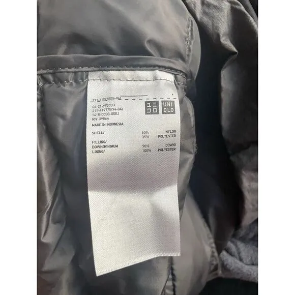 Uniqlo Ultra Light‎ Down Vest Women Small Black Hike Outdoor Puffer - Image 5