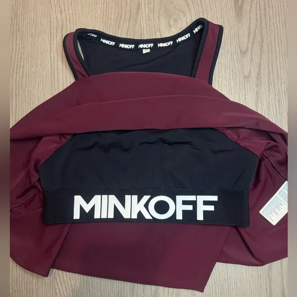 Rebecca Minkoff Tippi Bra Burgundy Crop Top Size‎ XS - Image 2