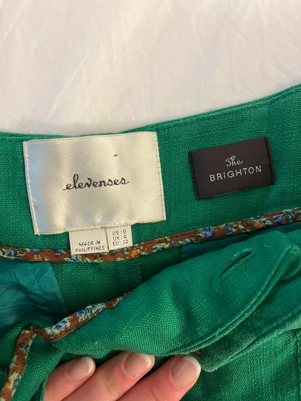 Boutique Green Pants Size 0 - Image 2
