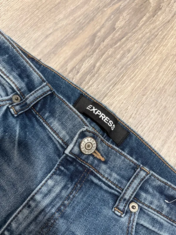 Express High-Rise Girlfriend Jeans - Image 3