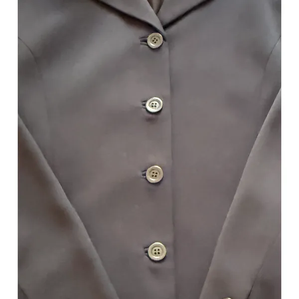 Garfield Marks Blazer Womens Size 6 Black Lined 4 Button Front Collar USA Made - Image 6