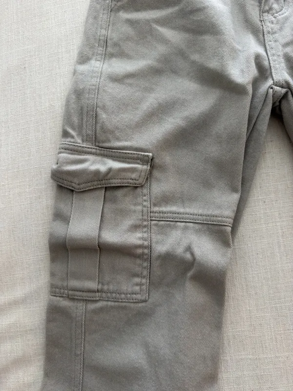 Shein Cargo Pants Grey - Image 2