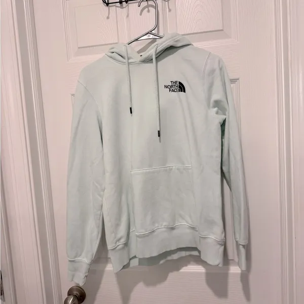 The North Face 2 Sided Hoodie Mint Green Size Medium. - Image 3
