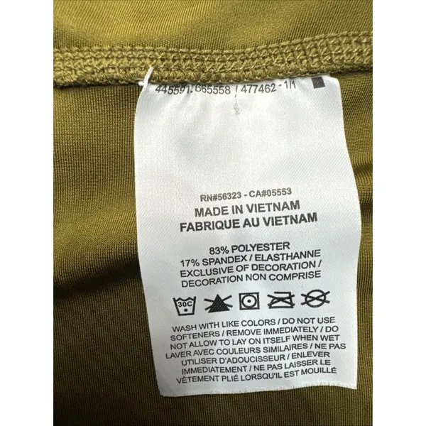 Nike One Dri-FIT Women’s Small Olive Green 7/8 Leggings DJ0778-368 EUC - Image 5