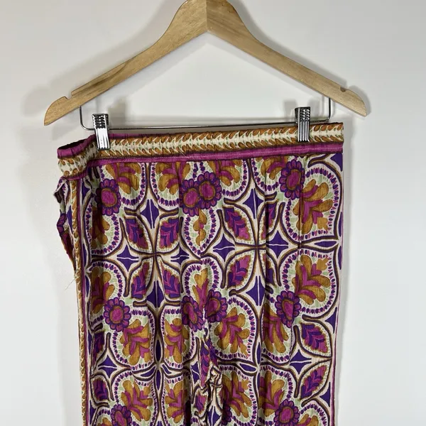 Emerson Rose‎ Women Multicolor Casual Pants Size M Boho Beaded Retro Casual - Image 7