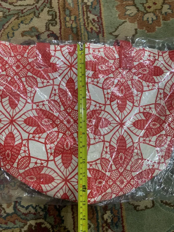 Floral Design Spring Summer Tote Bag Red And White Brand New - Image 7
