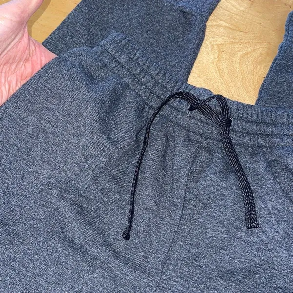 Jerzees Nublend Adult Unisex Heather Fleece Elastic Waist Jogger Sweatpants Gray - Image 4