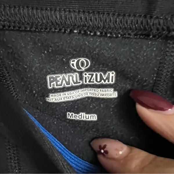 Pearl Izumi Thermal Fleece Lined Zipper‎ Ankle Cycling Leggings - Image 5