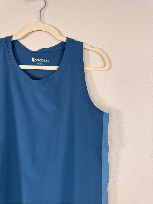 Cotopaxi Blue Teal Muscle Tee Shirt Womens M Casual Athletic Gorpcore Tank - Image 11