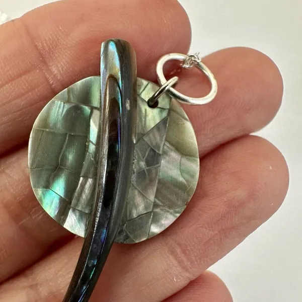 Abalone pendant necklace - Image 5