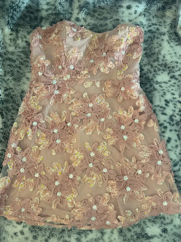 Selfie Leslie Pink Mini Dress - Image 2