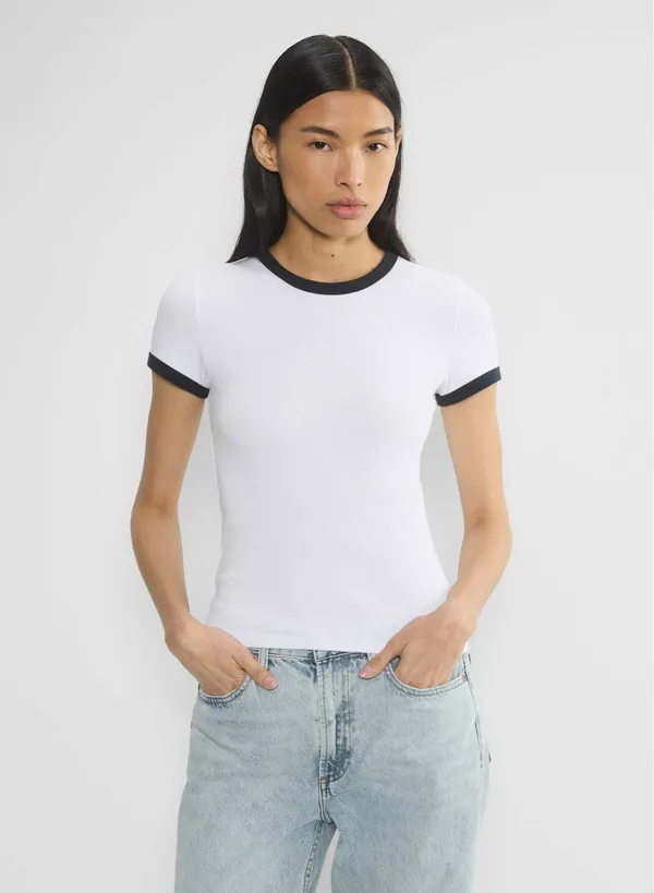 Aritzia HomeStretch™ Rib Crew T-Shirt - Image 2