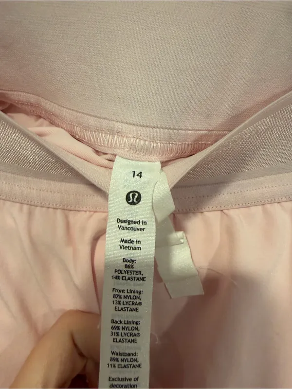 Light Pink Lululemon‎ Strawberry Milkshake Flared Tennis Skirt - Image 2