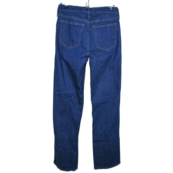 Abercrombie & Fitch Curve Love Low Rise Baggy Jeans Size 25 Long Dark Wash - Image 3