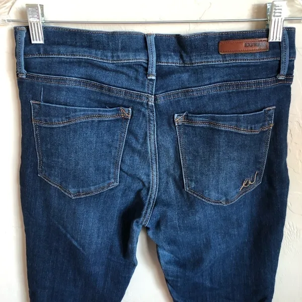 Express Dark Wash Mid Rise‎ Legging Denim Jeans - Image 7