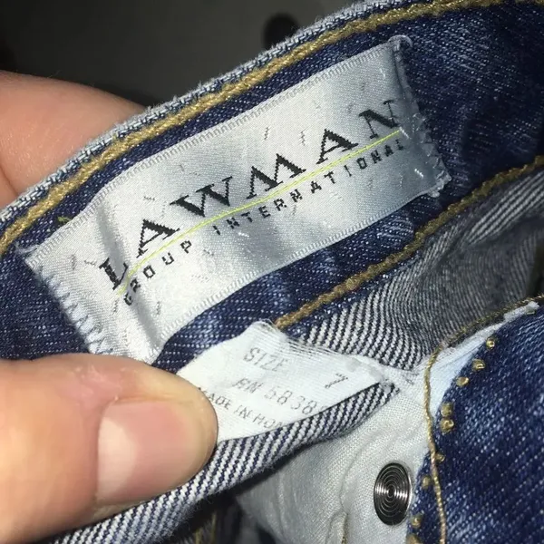 Vintage Lawman size 7 high rise mom jeans - Image 3