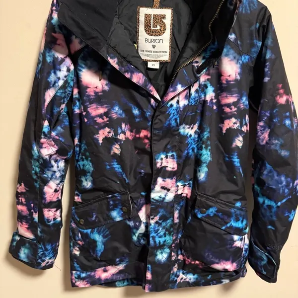 Burton Women's Ski Snowboard TWC Charlie Jacket Tie Dye- Size XS - Image 3