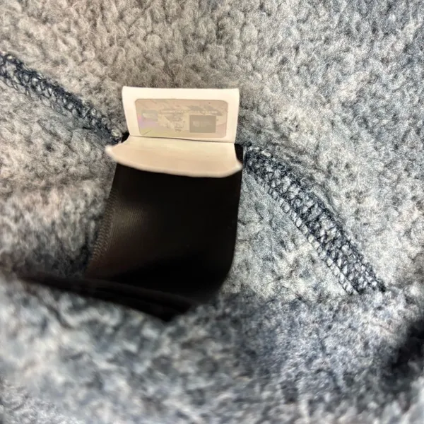 The North Face Women's Plaid Fleece‎ Pullover Cowl Blue and gray Hoodie Size S - Image 13