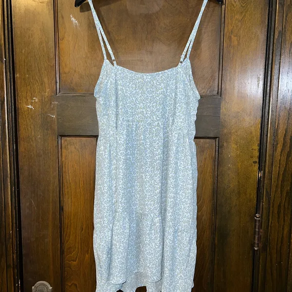 Forever 21 Blue Floral Dress Women’s Medium - Image 2