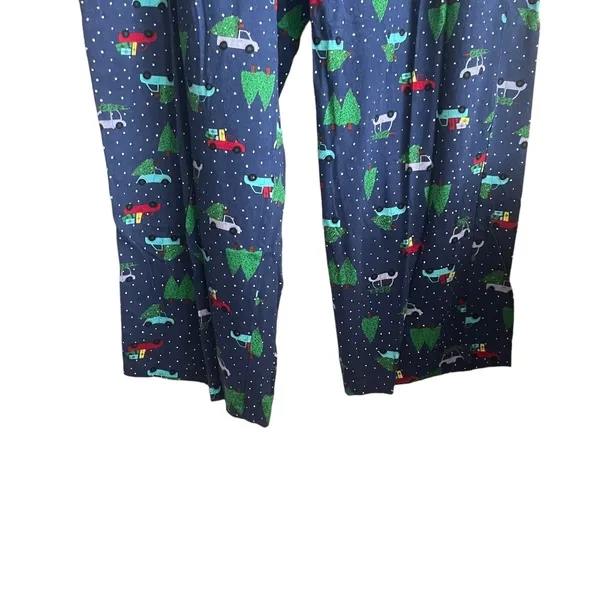 Christmas PJs Set Women 1X Red Long Sleeve Holiday Novelty Print Lounge Festive‎ - Image 8