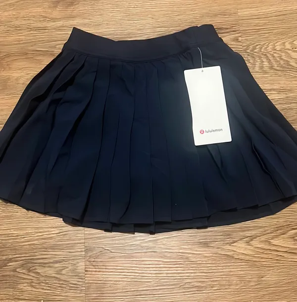 Lululemon High Rise Platted Tennis Skirt - New With Tags - Image 2
