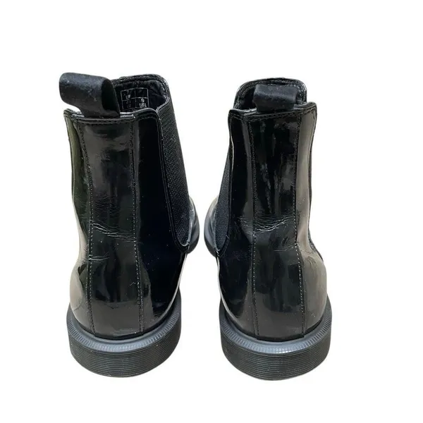 Dr. Martens Flora‎ Smooth patent leather Chelsea boots women’s 9/41black grunge - Image 7